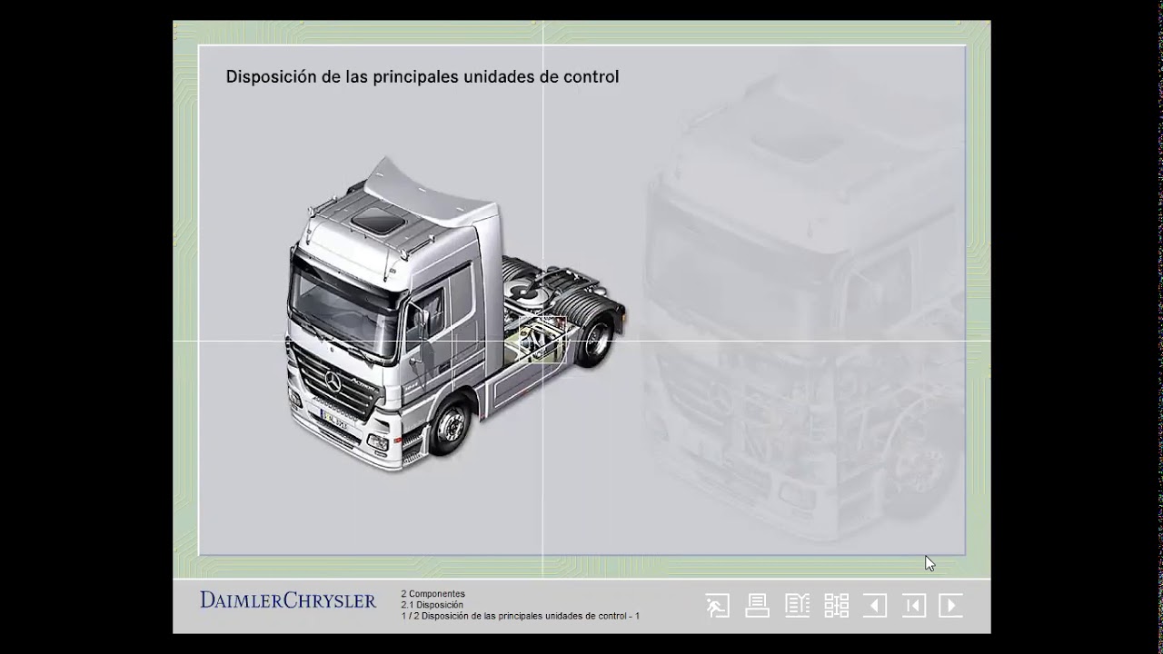 Conociendo el Nuevo Actros - Redes Can Bus y Sistemas de Multiplexion