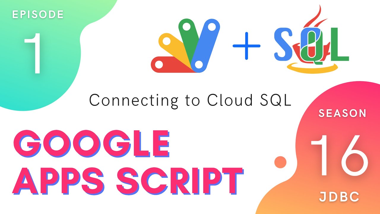 Подключение к Cloud SQL — скрипт приложений | JDBC Service ~ Эпизод 16.1
