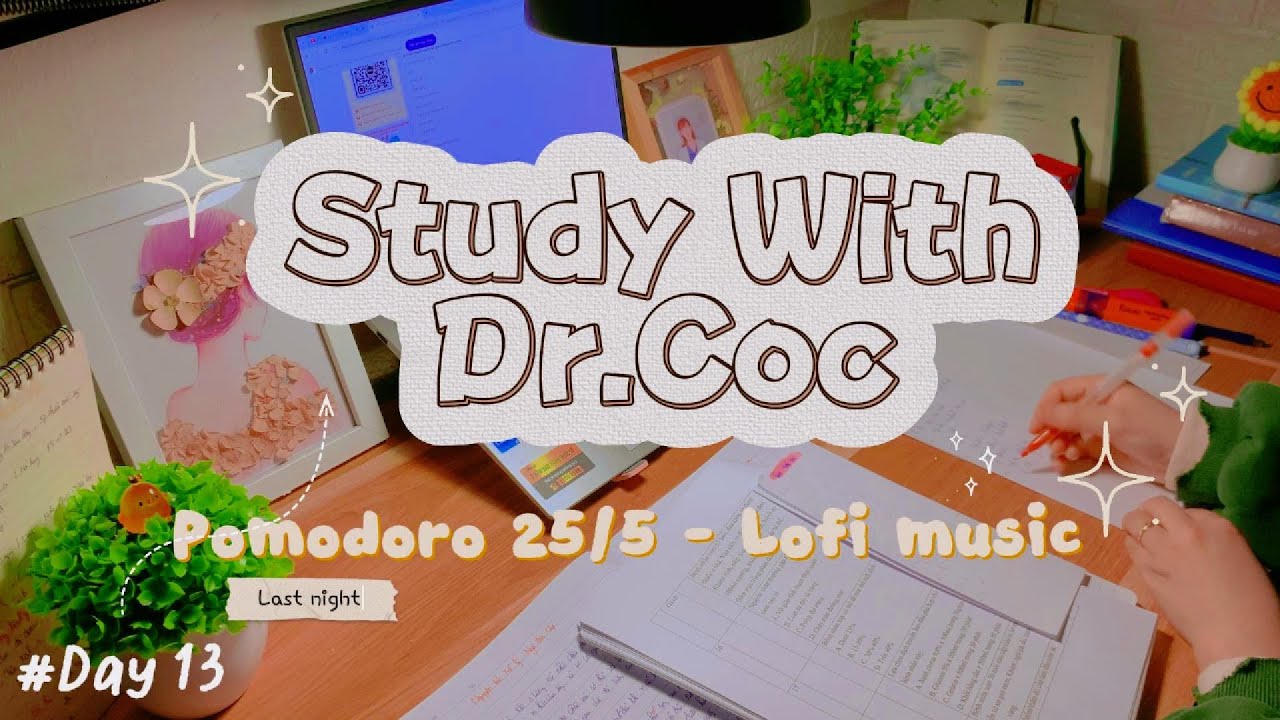 [🎯Mỗi ngày cố gắng thêm một chút]-📚 HỌC CÙNG MÌNH - 🎓️STUDY WITH ME- 🍀POMODORO 25/5- LOFI MUSIC