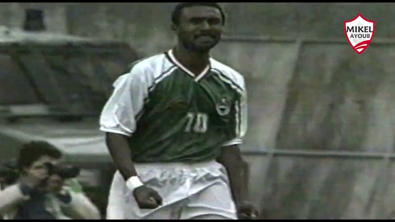 ملخص المباراة المعادة بفرنسا بين مصر و زيمبابوي بتصفيات كأس العالم 1994
