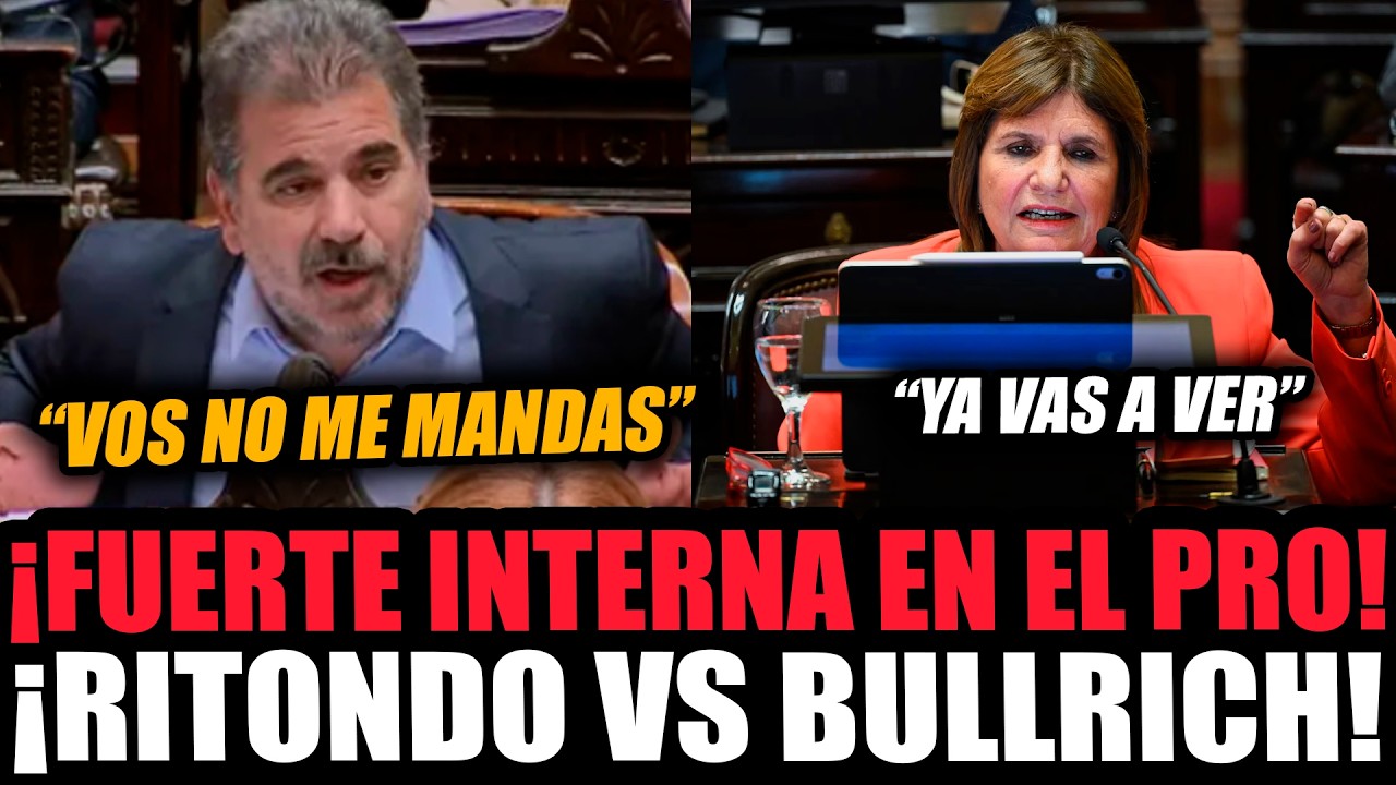 ¡EXPLOTÓ LA INTERNA EN EL PRO ENTRE BULLRICH Y RITONDO POR LA REFORMA LABORAL!