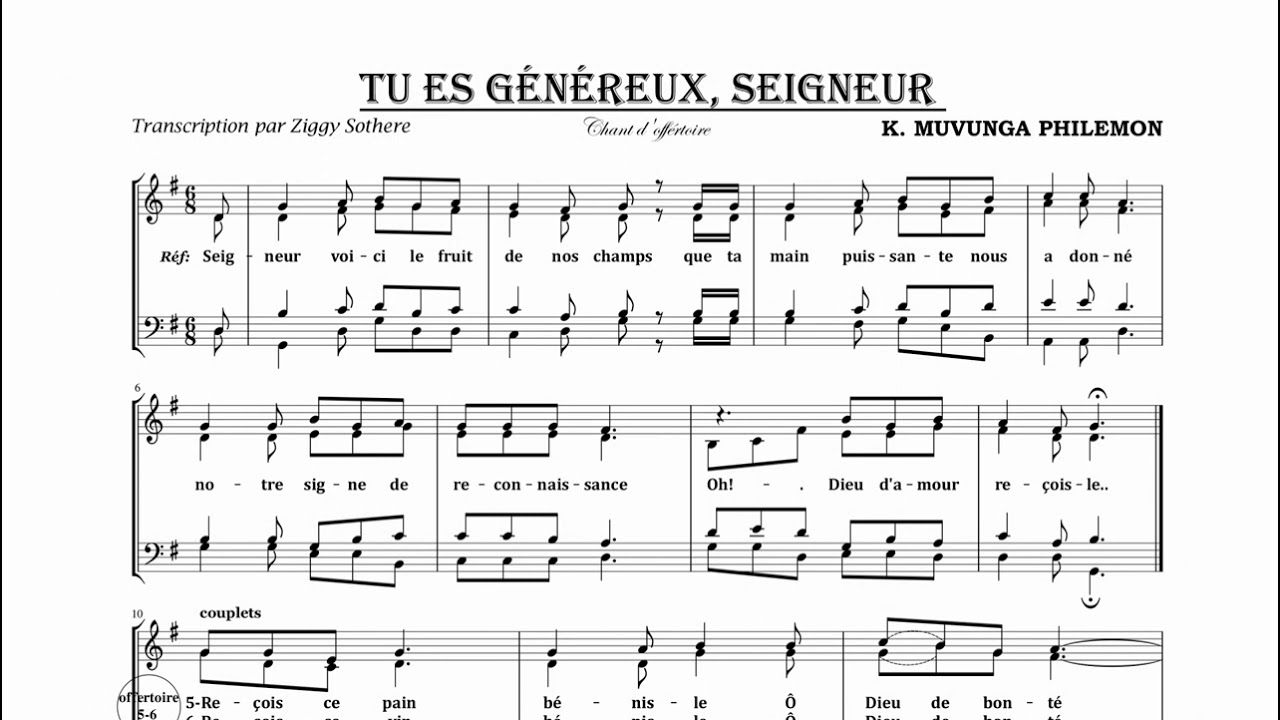 Tu es généreux (Par Chorale Amis du Christ Paroisse Cathédrale de Ruhengeri