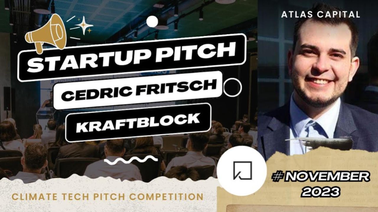Climate Tech Startup Pitch | Kraftblock | Cedric Fritsch