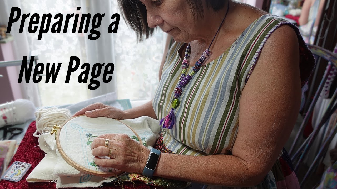 Preparing for the oldest quilting technique