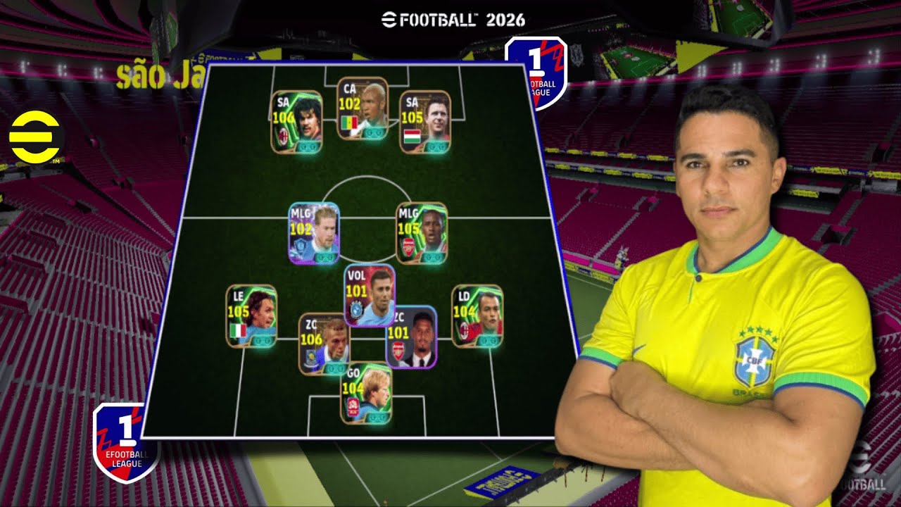 EFOOTBALL  MOBILE AO VIVO | PASSANDO RAIVA EM BUSCA DA 1 DIVISÃO
