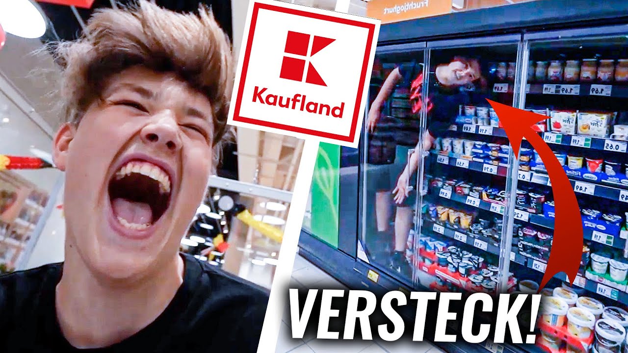 1 NACHT ALLEINE im SUPERMARKT &uuml;berleben!