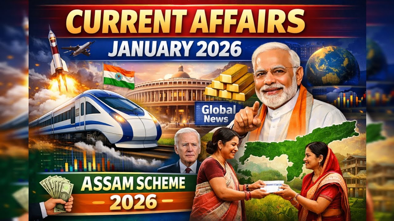 January 2026 current affairs ( including assam scheme january month) mcq