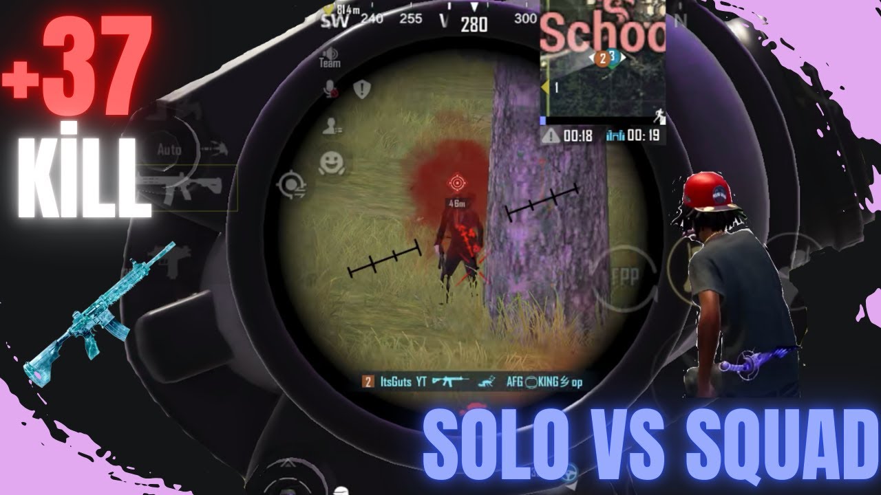“PUBG Mobile GOD Mode 🥵  – 37 KILLS 🔥🔥 SOLO vs SQUAD Gameplay ”