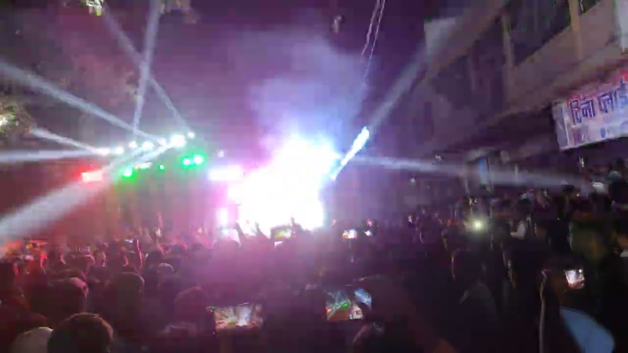 Dj competition Saraswati Puja   Ayodhya DJ vs Tiwari DJ sound #japla #hussainabad 