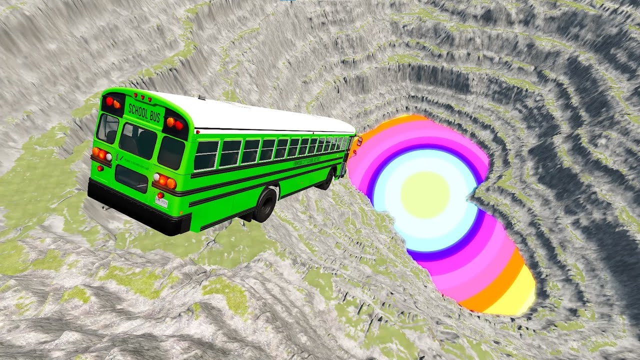 BeamNG.Drive - Leap Of Death Car Jumps and Falls Crashes #29
