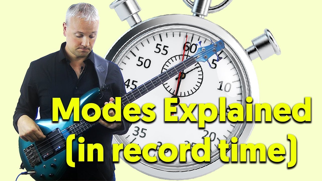 Modes For Bass Explained..In Record Time!