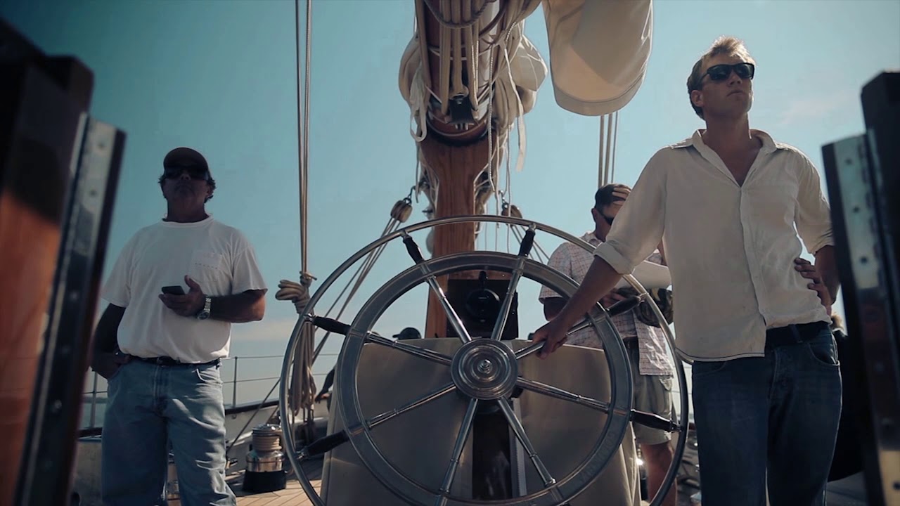 Schooner Columbia- construction, launch and sea trials