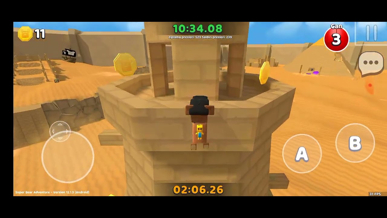 Süper ayı speed run ı 🐻 @GaLazoo @EymenOyundaYT06 #superbearadventure #eymen  
