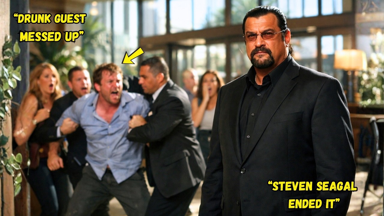 A DRUNK GUEST CROSSED THE LINE — THEN STEVEN SEAGAL SHOCKED EVERYONE..