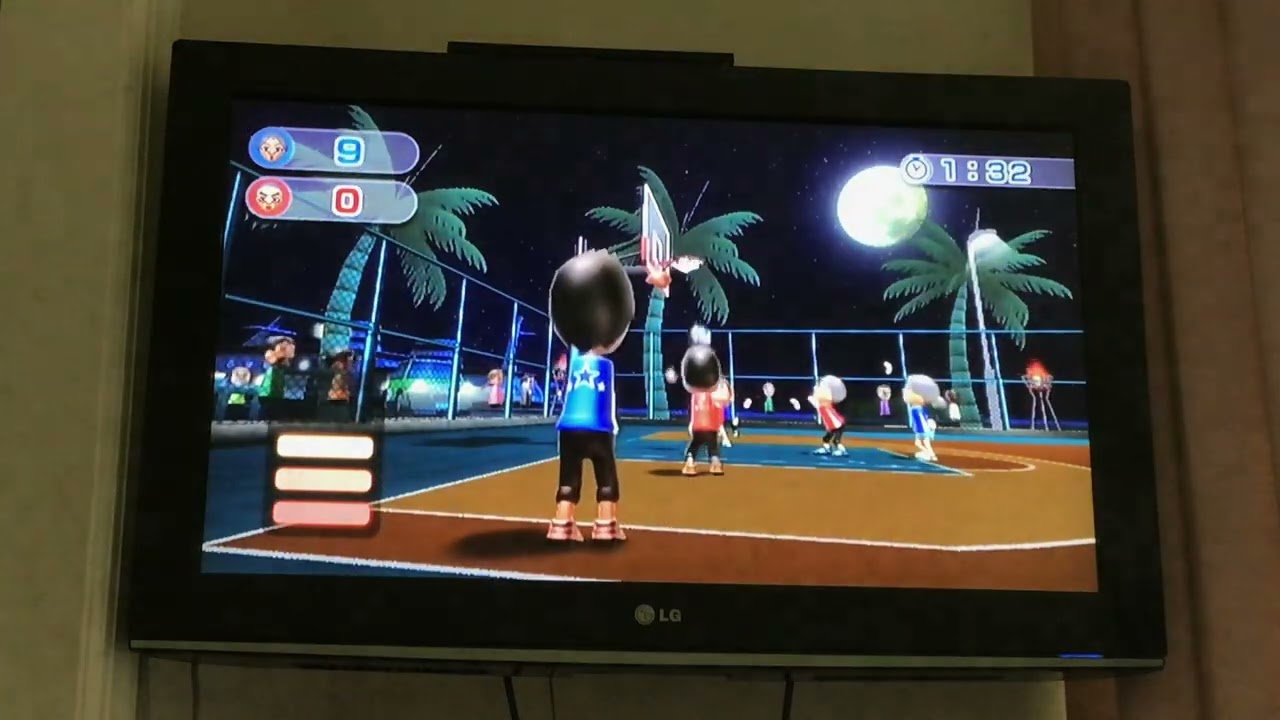 Wii Sports Resort Series: Basketball Pickup Game (Takshika vs. Takashi)