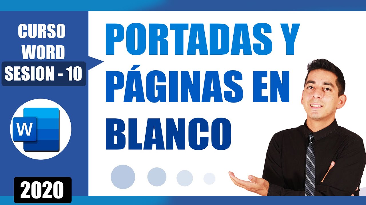 Portadas, página en blanco y salto de página en WORD | 10