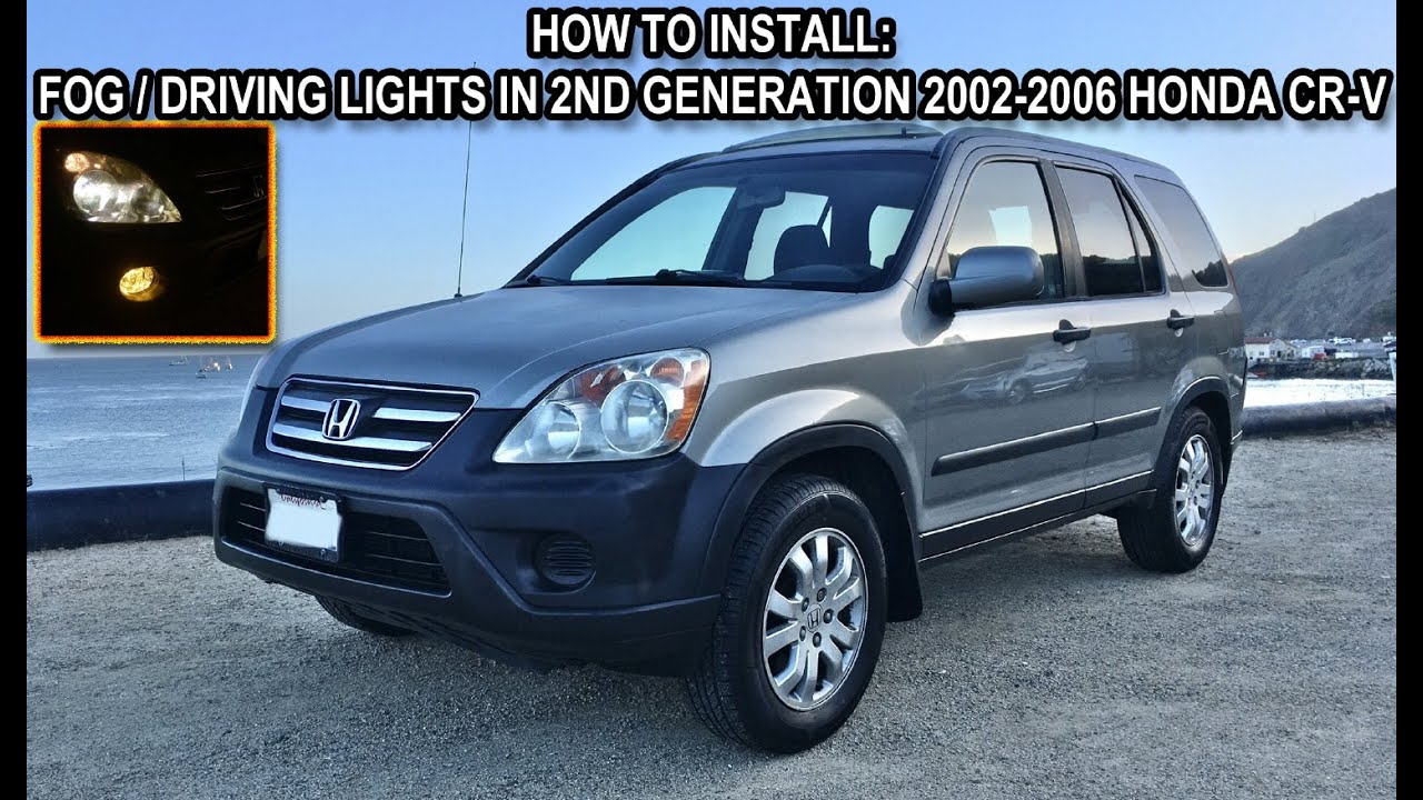 How To Install A Fog Light or Driving Light Kit In 2nd Generation 2002-2006 Honda CR-V