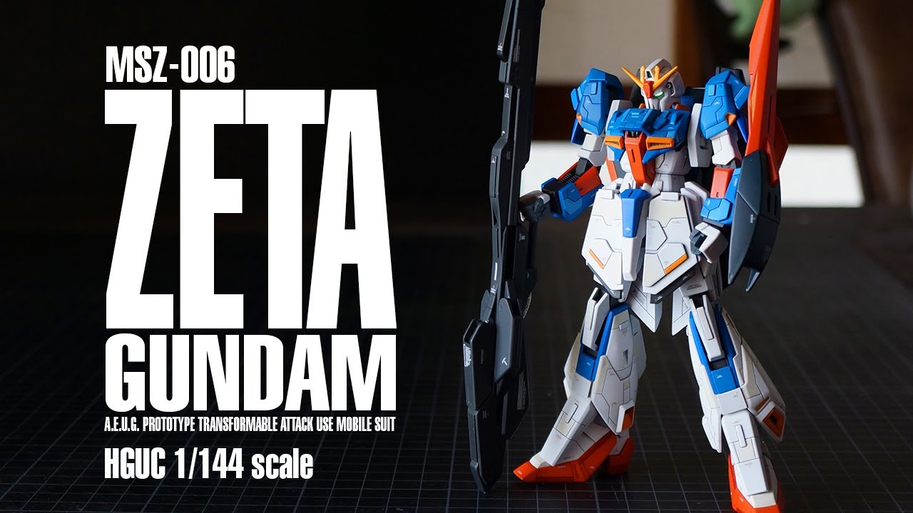 HGUC 1/144 Zガンダムを自分好みに改造しました！【GUNPLA/ガンプラ43機目】 HGUC 1/144 Z GUNDAM
