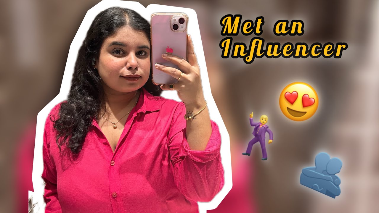 Unexpectedly Met an Influencer & She Was SO Kind | My First GRWM video😍🥰