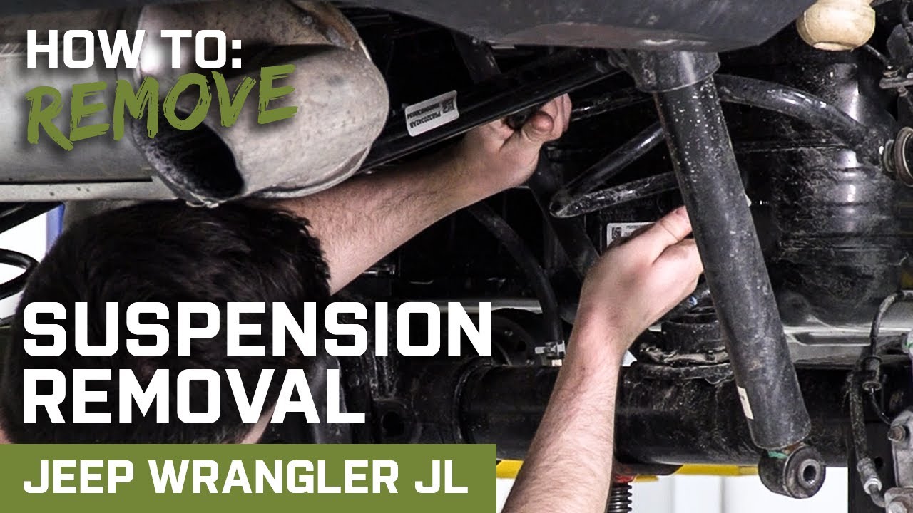 How to Remove Stock Suspension | Jeep Wrangler JL