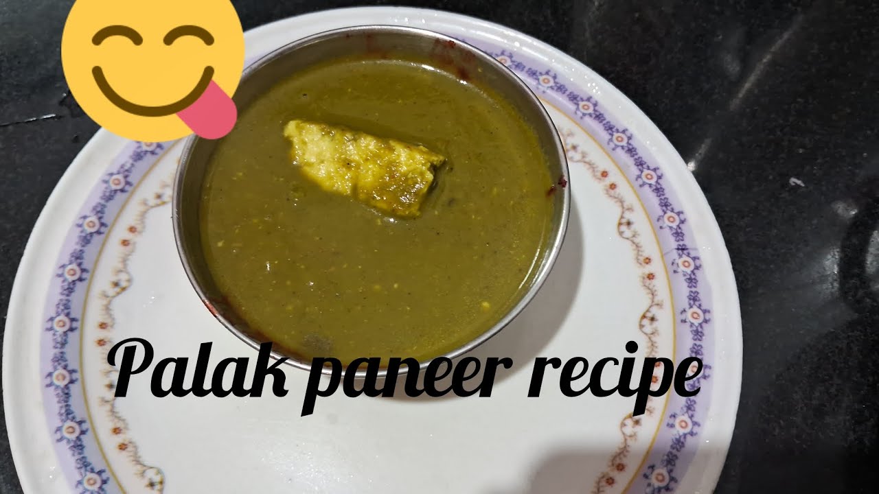 Easy palak paneer #food #paneer recipe #