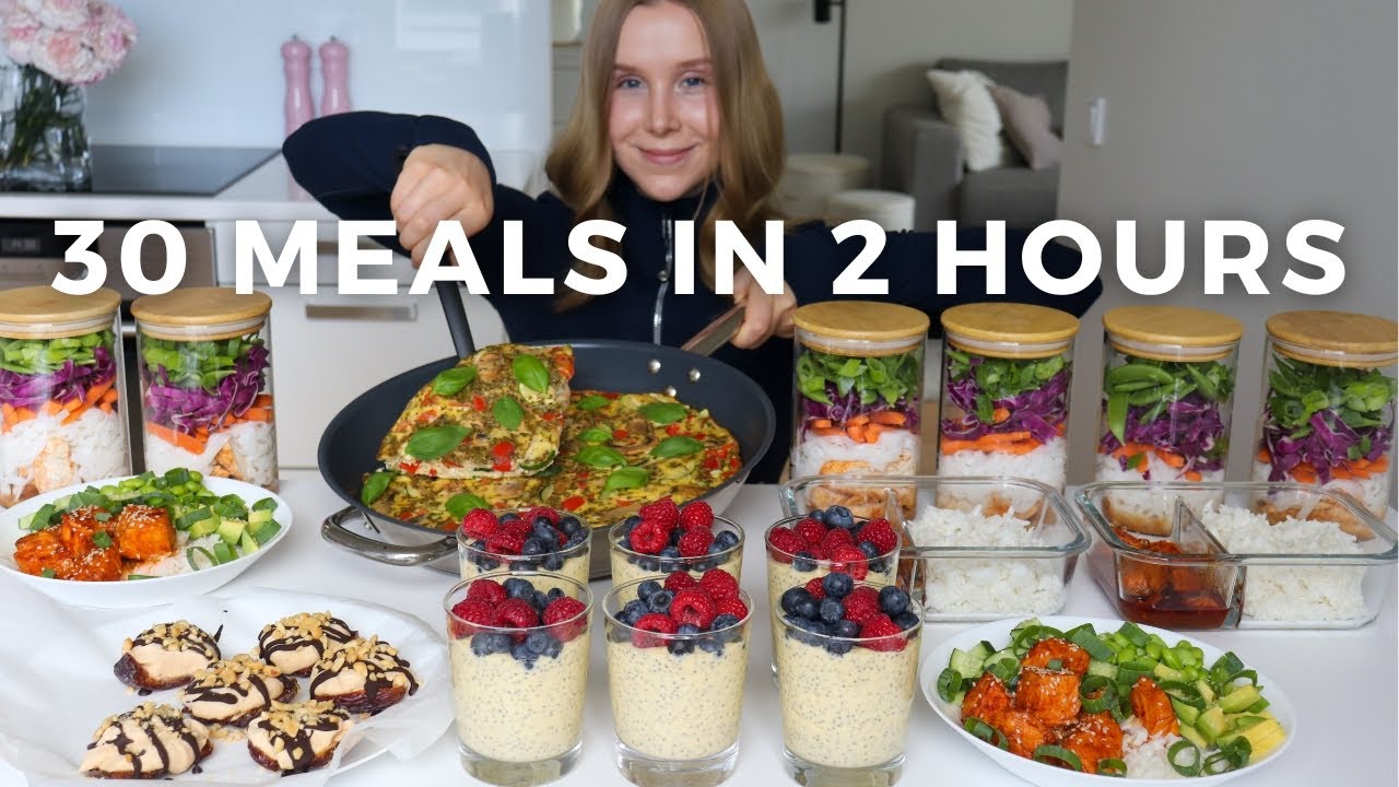 Healthy & High protein Meal Prep | 100G+ Protein Per Day!