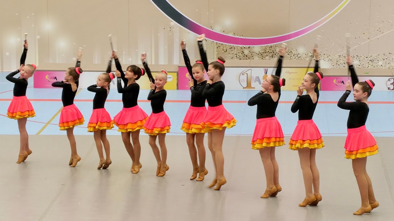 Majorettes *Dynamic Fryšták* / baton stage cadets - mažoretky / Hradec Kralove 2024