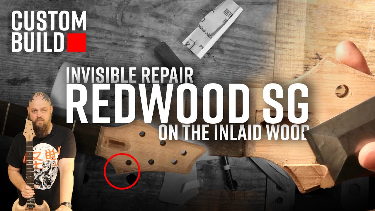 Эпизод 12 — Попытка ремонта невидимой инкрустации по дереву | Redwood SG