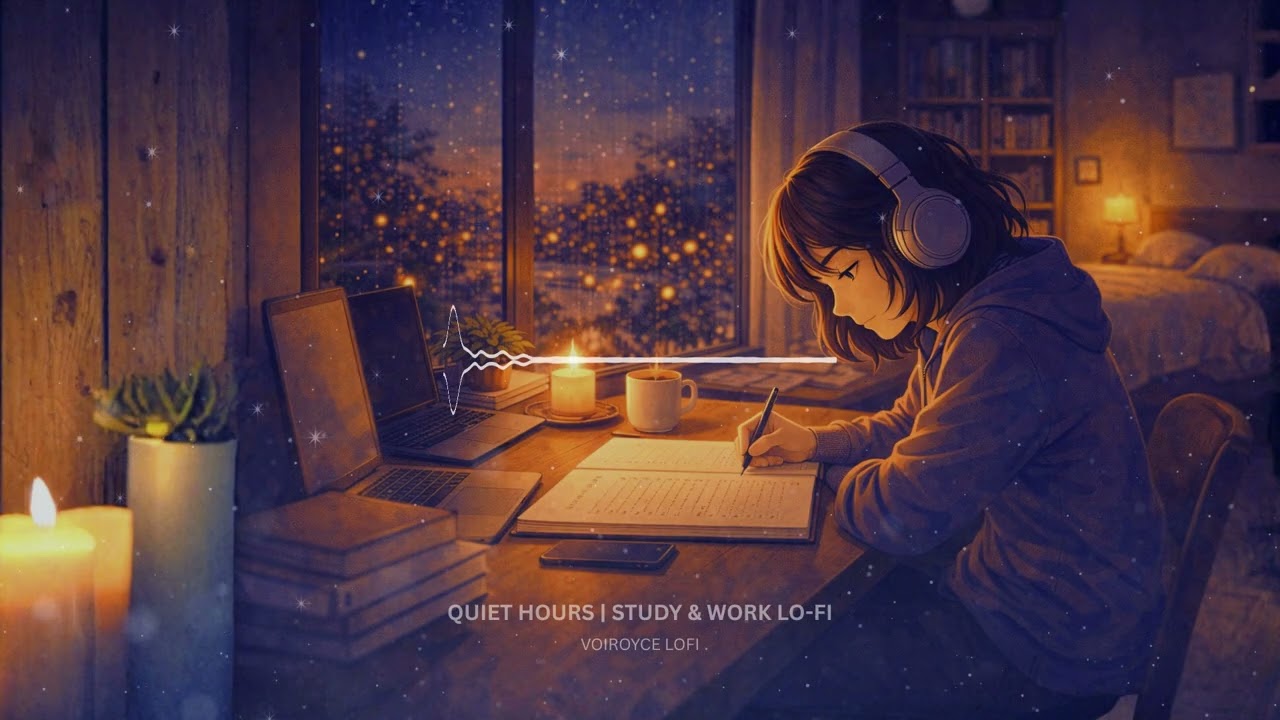 Silent Hours – Night Lo-Fi Music for Calm Focus, Study & Deep Work
