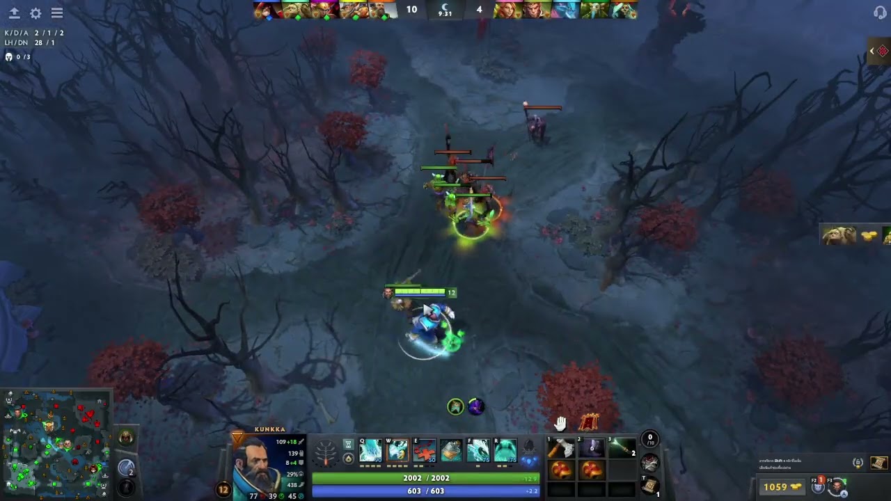 Dota 2 : Turbo - Kunkka Try to One Shot