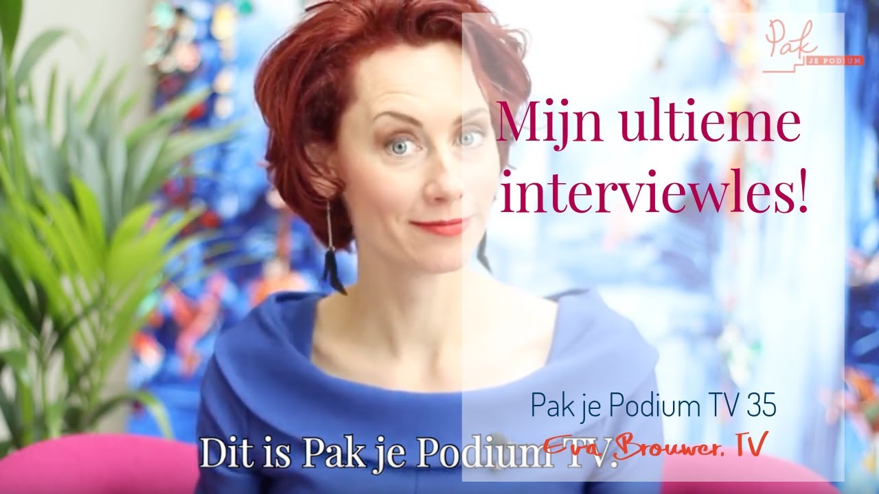 Hoe moet je interviewen? Mijn ultieme interviewles! Presentatietip #35
