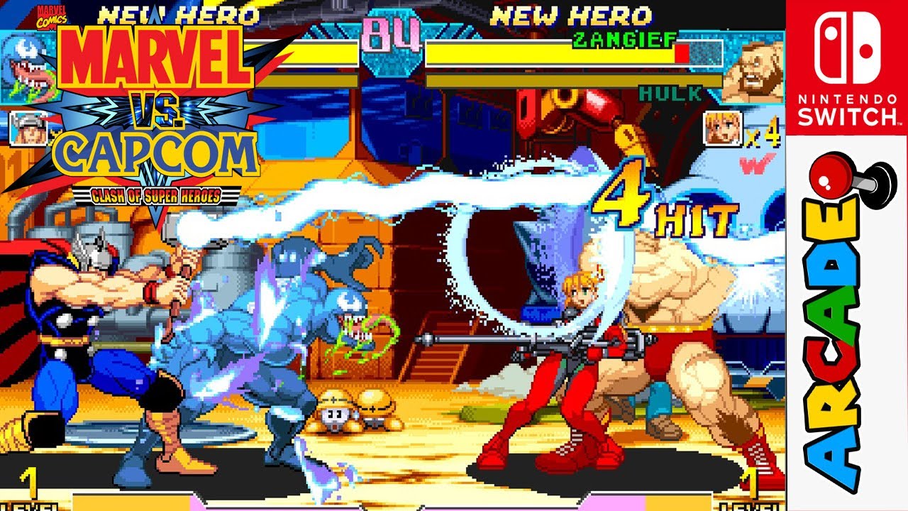 MARVEL vs. CAPCOM - Arcade - Nintendo Switch. Todos os comandos, golpes e especiais.