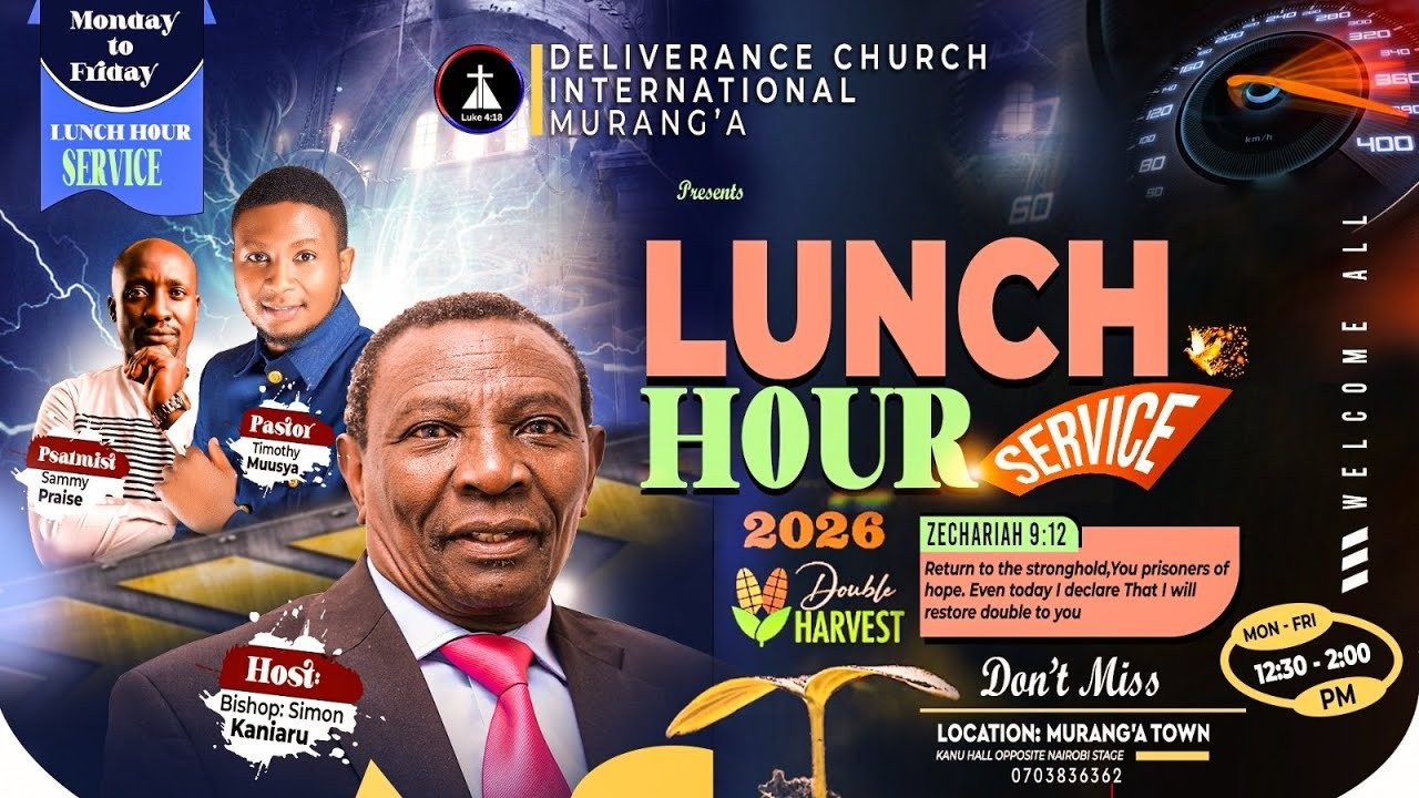 The House of Multiplied Grace || Lunch Hour Service || 25th February 2026