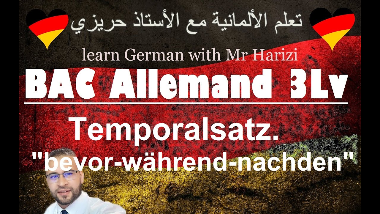 Temporalsatz: bevor-während-nachdem