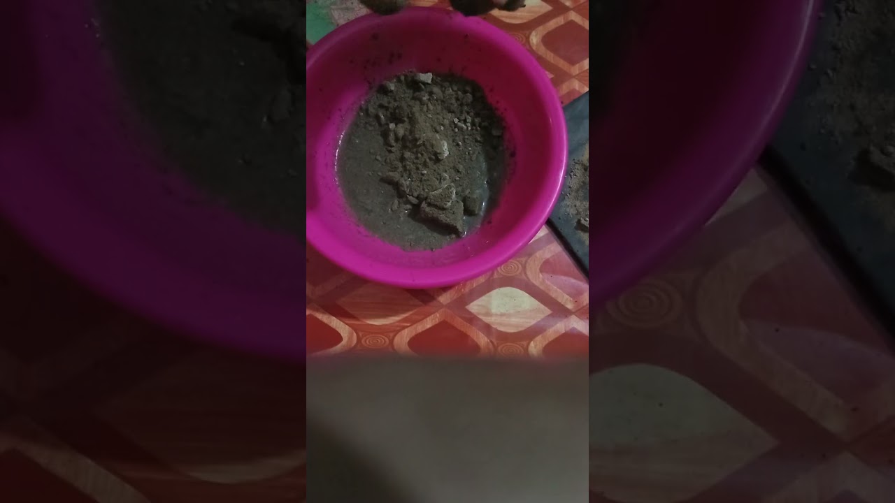 ASMR satisfying pure cement dipping crumble on lot's of water 🌊💦 