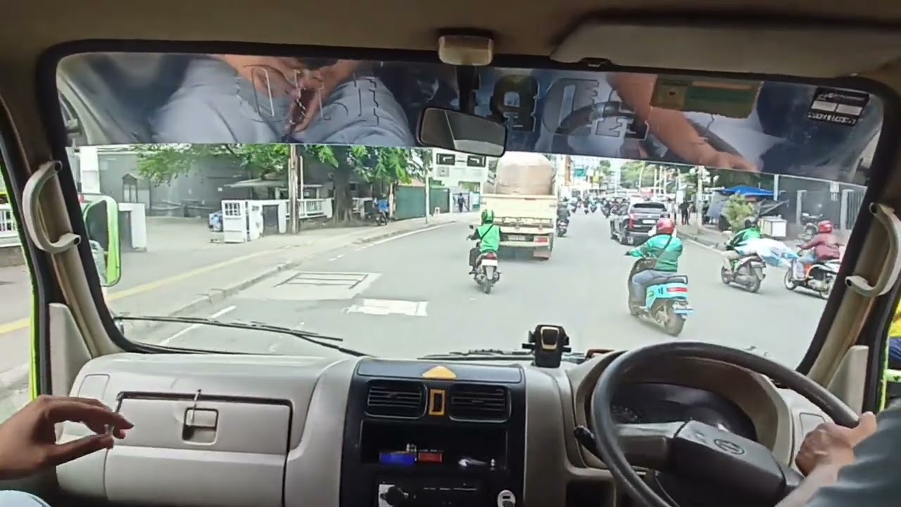 Part:001 🚗🚗🚛Perjalanan melintasi jln.kebon Sirih Jakarta pusat #viral @Kadalijo141 