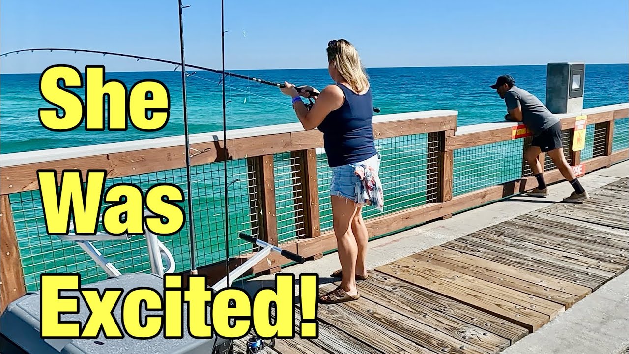 she said it was her 20 year anniversary so i helped her catch this giant fish!