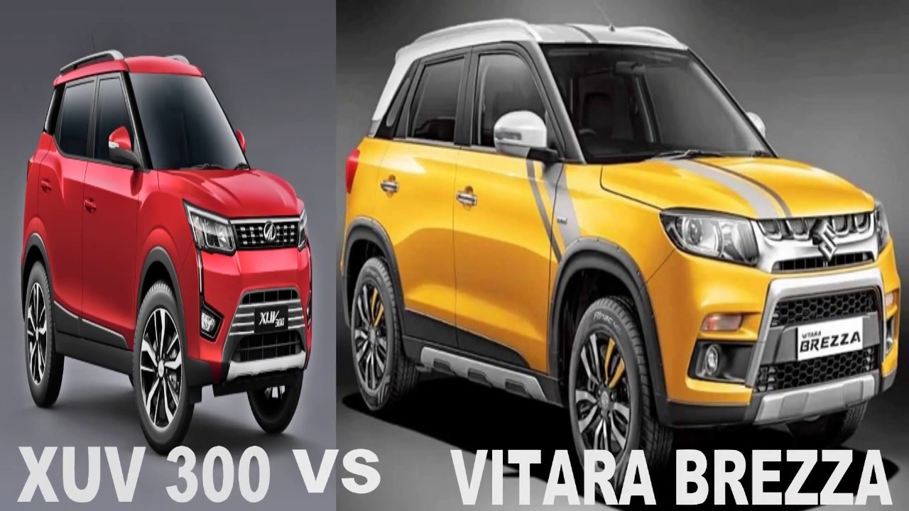 XUV 300 vs Vitara Brezza vs Eco Sports