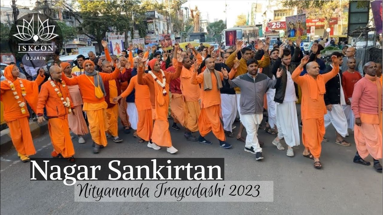 Nagar Sankirtan | Nityananda Trayodashi 2023 | ISKCON Ujjain