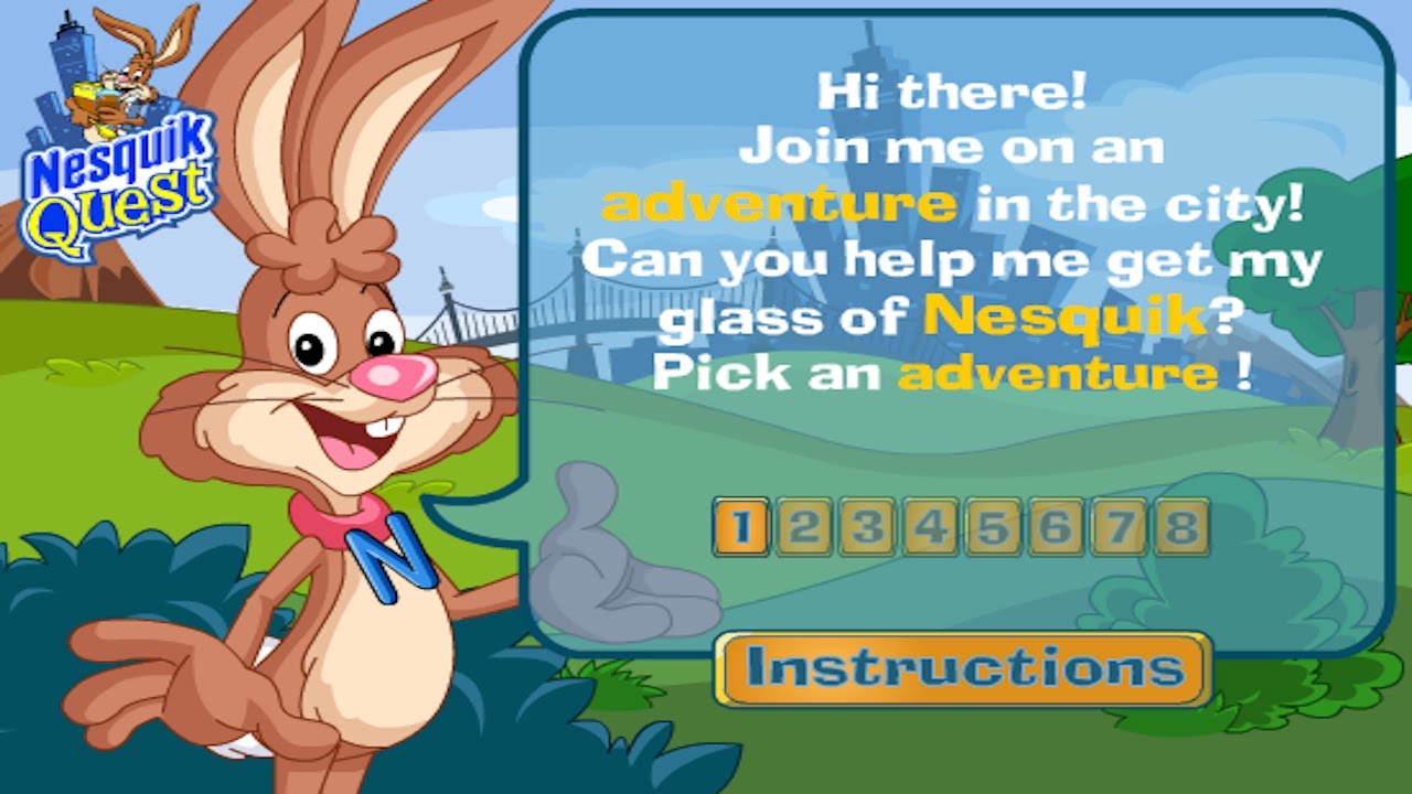 Nesquik Quest Walkthrough