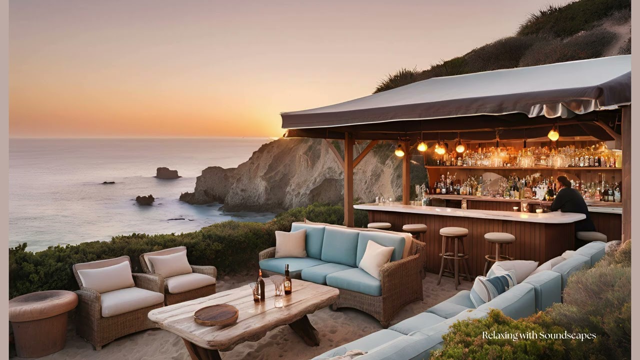 Relaxing with Soundscapes#CoastalJazz #RelaxingSounds #OceanVibe #SmoothJazz #AmbientEscape #sunset
