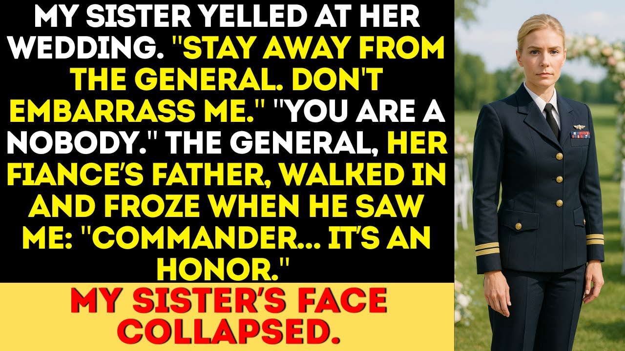 “Don’t Talk To The VIPs,” My Sister Ordered at Her Wedding—Then The General Asked For Me…