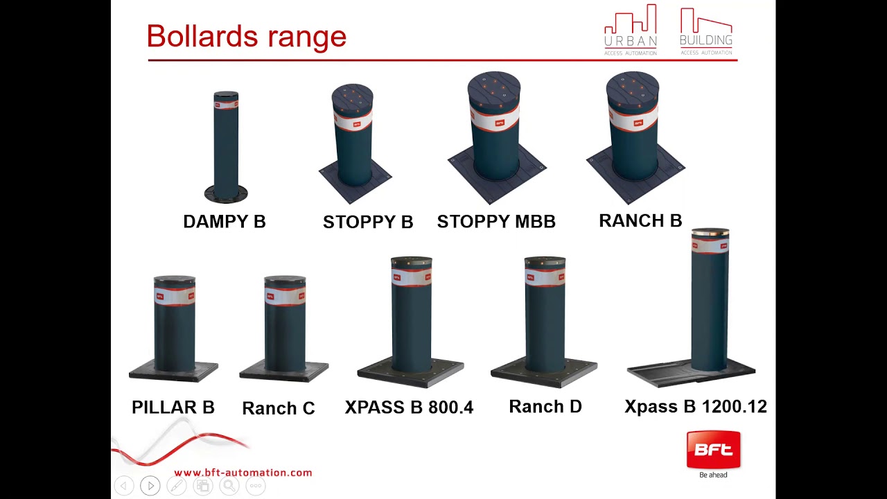 BFT Bollard range webinar