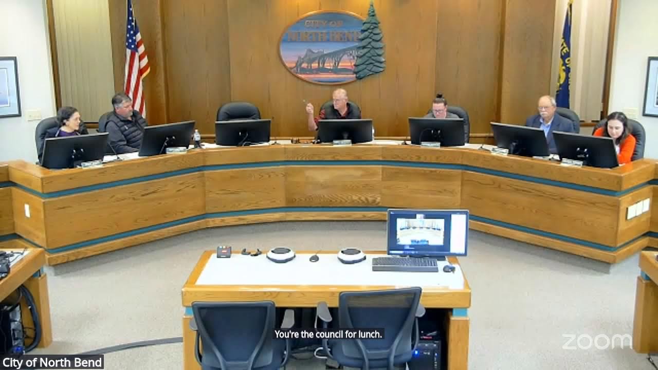 December 9, 2025, North Bend City Council Meeting