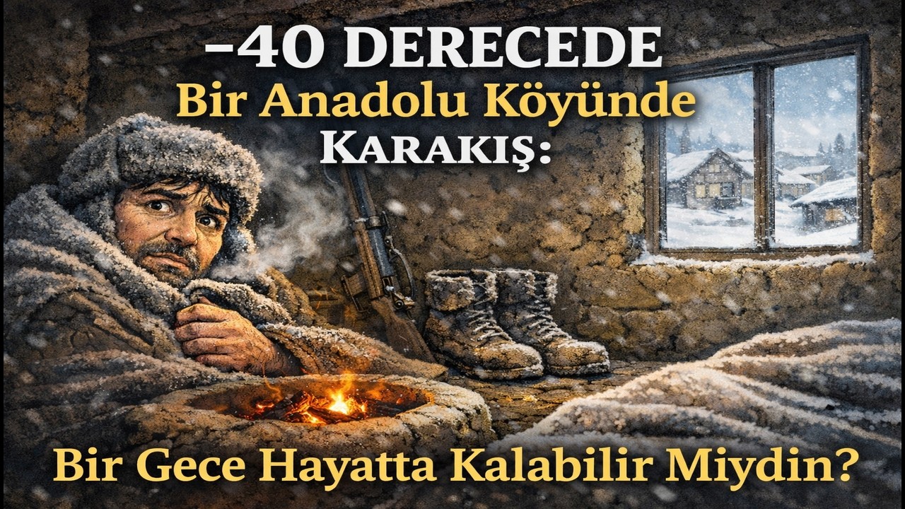 -40 DERECEDE Bir Anadolu Köyünde: 1 Gece Hayatta Kalabilir Miydin?