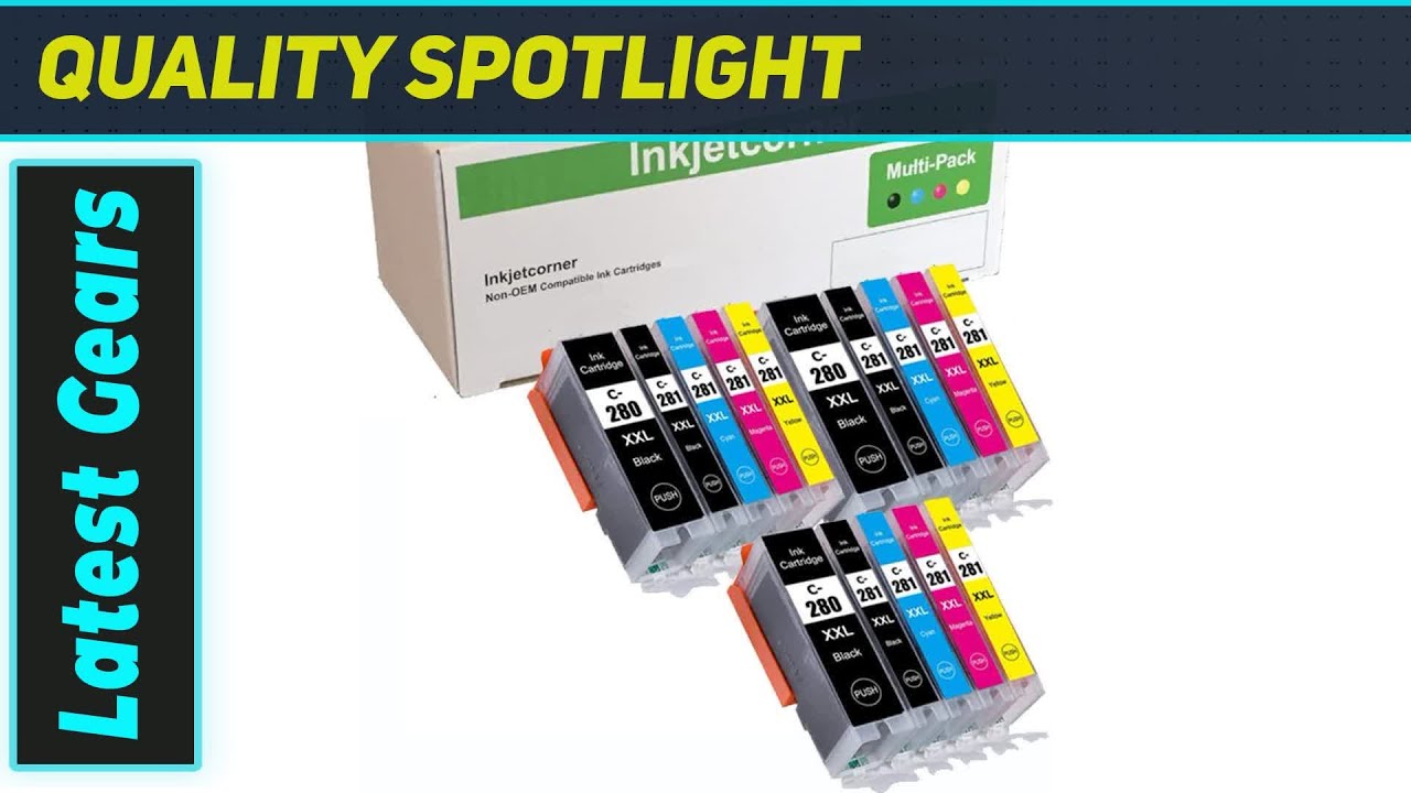Inkjetcorner PGI-280XXL CLI-281XXL: The Smartest Compatible Ink Choice!