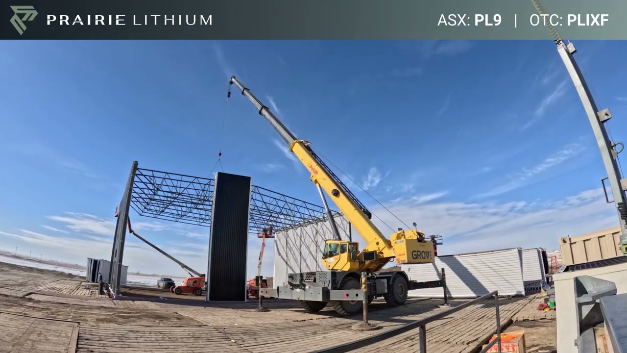 Prairie Lithium Facility Construction - Walls