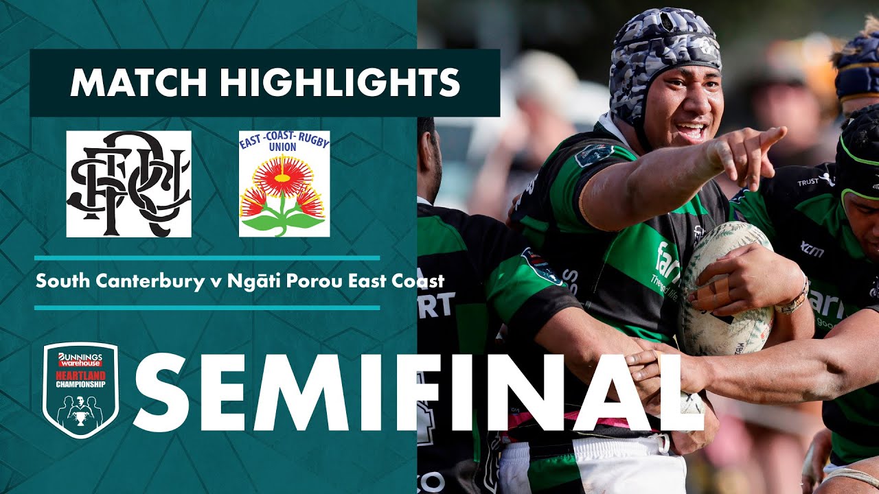 SEMIFINAL HIGHLIGHTS | South Canterbury v Ngāti Porou East Coast (Meads Cup)