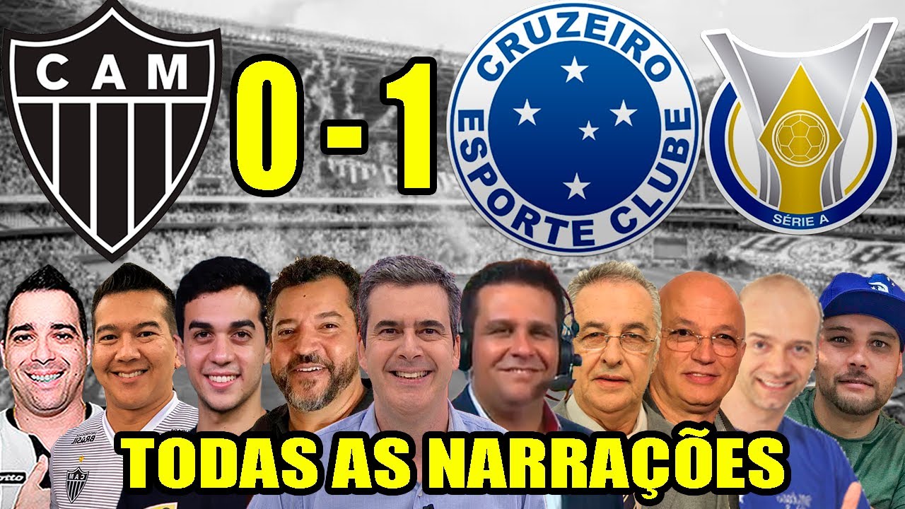 Todas as narrações - Atlético-MG 0 x 1 Cruzeiro | Brasileirão 2023