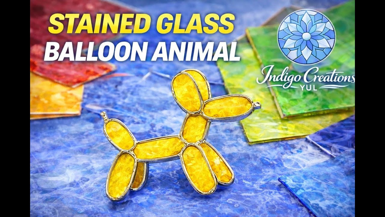 Beginner tutorial: Build your own stained glass balloon animal!